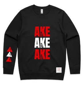 Pakeke Adults: ‘Tino’ ADULTS Crew BLACK