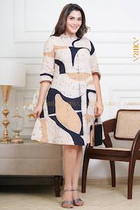 women-short-batik-dress: Urban Loom Batik Dress