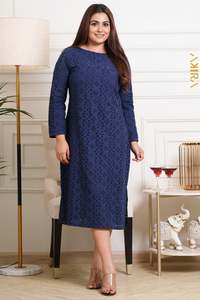 women-midi-dress: Starry Nightfall Dress