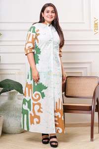 women-maxi-batik-dress: Style Sizzle Batik Dress