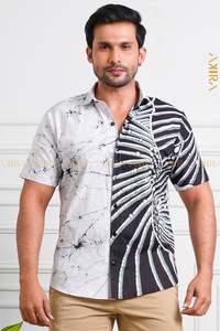 men-batik-shirt: Volt Attire Men Batik Shirt