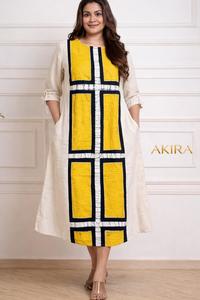 Golden Window Dress