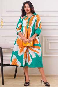 Moonlit Batik Dress