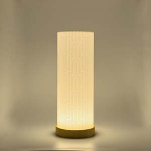 Frontpage: Large Poutama Cylinder Lamp