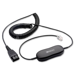 Corded Headsets: Jabra Smart Cord Headset Cable Quick Disconnect