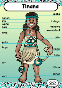 Resource Library Learning Posters: Poster Set A - Tinana (Girl)