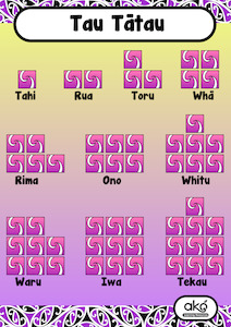 Poster Set A - Tau Tātau (Counting) Variant 3