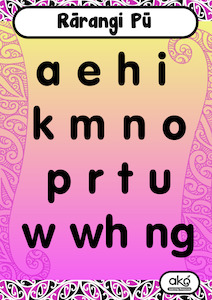 Poster Set A - Rārangi Pū (Alphabet)
