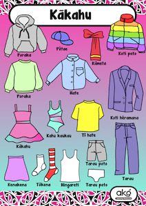 Poster Set A - Kākahu (Clothing)