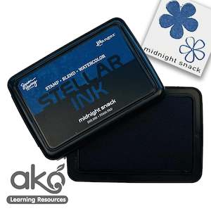 Ink Pads: Ranger Stellar Ink - Midnight Snack Dark Blue Ink Pad