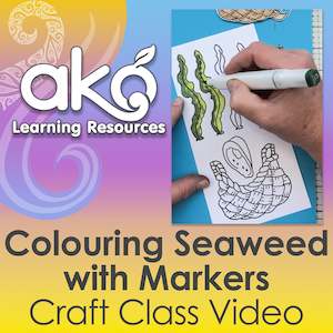 Crafting: Colouring Seaweed with Markers