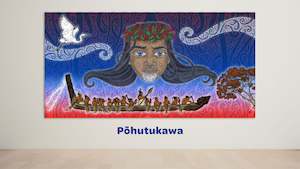 Matariki Murals: Matariki Mural - Pōhutukawa