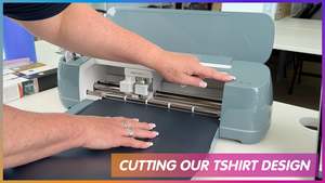Cricut Tshirt Course - Cutting our Tshirt Design