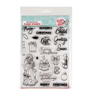 Mary & Baby Jesus Christmas Clear Stamp Set
