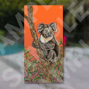 Australian Wildlife Art: Koala Waterproof Outdoor Wall Art