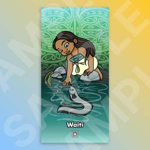 Outdoor Art Panels Matariki: Waitī Outdoor Art Panel