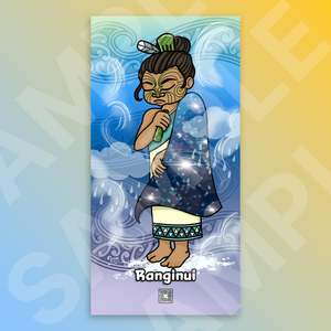 Outdoor Art Panels Atua: Ranginui Outdoor Art Panel