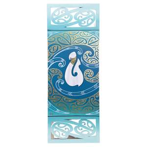 Handmade Indoor Art Panels: Hei Matau Indoor Art Panel