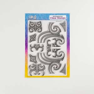 Tā Moko Clear Stamp Set - Pre Order: Mid May Delivery