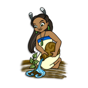 Hine-rau-whārangi: The Lady of Growth