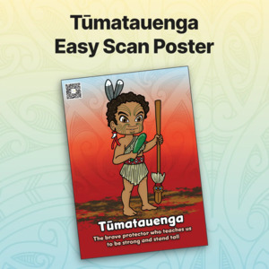 Tūmatauenga Easy Scan Poster