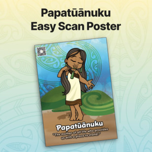 Papatūānuku Easy Scan Poster