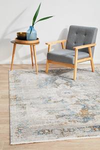 Reflections: Bamboo Silk Blue Rug