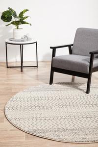 Odyssey: Apadana Fars Silver Round Rug