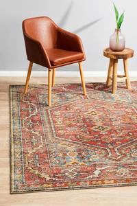 Legacy: Artin Power Loomed Crimson Rug
