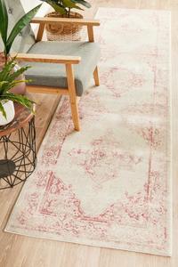 Avenue: Arvin Power Loomed Rose Runner Rug