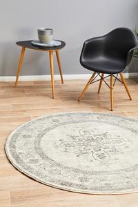 Tina 977 Silver Round Rug
