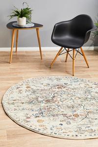 Century: Tina 911 Silver Round Rug