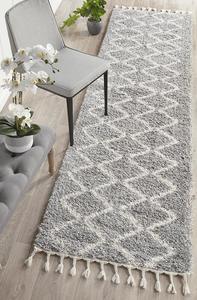 Roomvo: Lily Silver Fringed Runner Rug