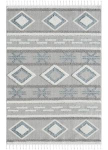 Geometric Design Turkish Rug 546 Slate