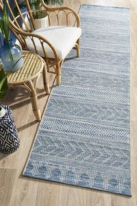 Outdoor Rugs: Terrace Urban Rug Blue Runner