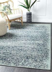 Ped Friendly: Asmita Edge Denim Rug