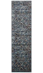 Ped Friendly: Asmita Stem Navy Rug Runner