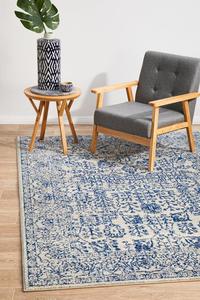 Esme Frost Blue Transitional Rug-230X160CM