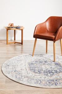 Mayfair: Aegina Blue Round Rug