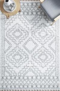 80x150 Cm: Morocco Oumazza White Rug