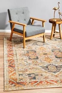 Artin Power Loomed Rust Rug