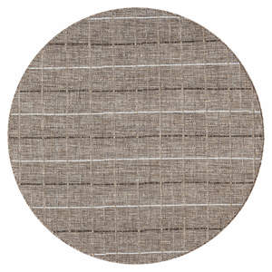 Indoor/outdoor Flat-Weave 577 Natural Round