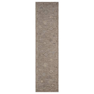 Indoor/outdoor Flat-Weave 560 Ash Runner