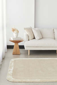 330x240cm: Hand-Tufted NZ Wool & Viscose Husk Rug