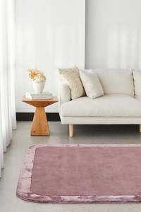 Hand-Tufted NZ Wool & Viscose Grape Rug