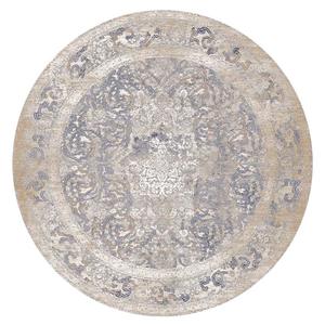 150x150cm Round: Kira 463 Grey Round Rug