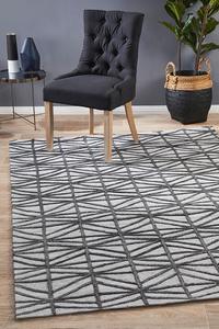 Super Deal: Visions Winter Pewter Prestige Modern Rug-225155 cm