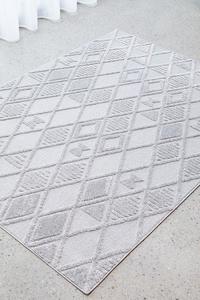 Power Loomed Marina Lisa Silver Rug