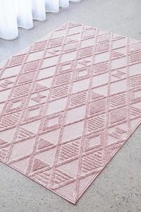 Marina: Power Loomed Marina Lisa Pink Rug