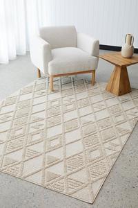 Power Loomed Marina Lisa Natural Rug
